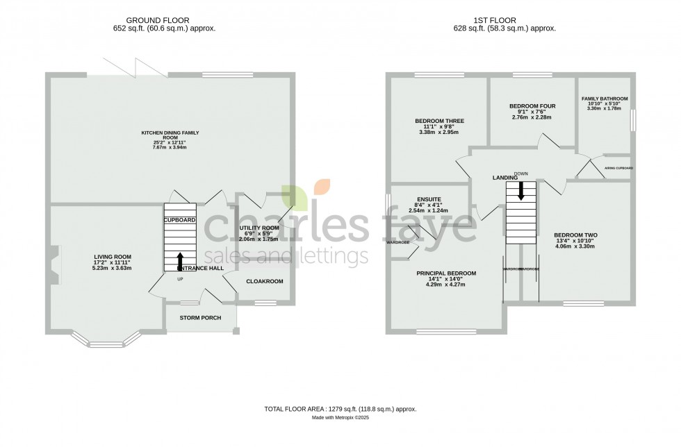 Floorplan for Kingsplay Close, Calne