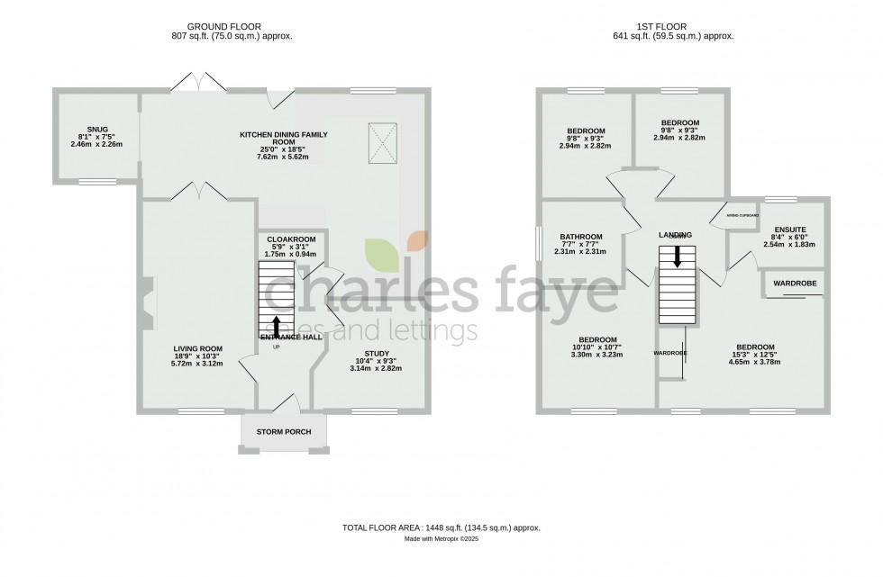 Floorplan for Springfield Drive, Calne