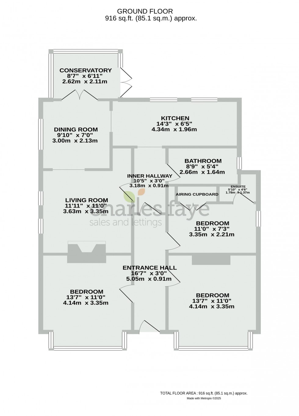 Floorplan for Oxford Road, Calne