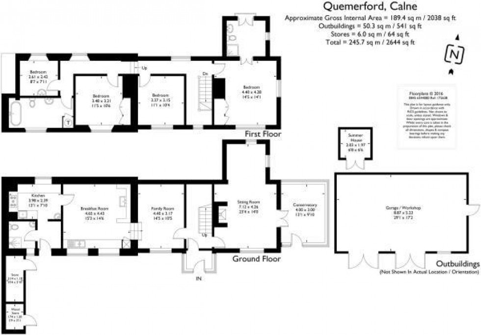 Floorplan for Quemerford, Calne
