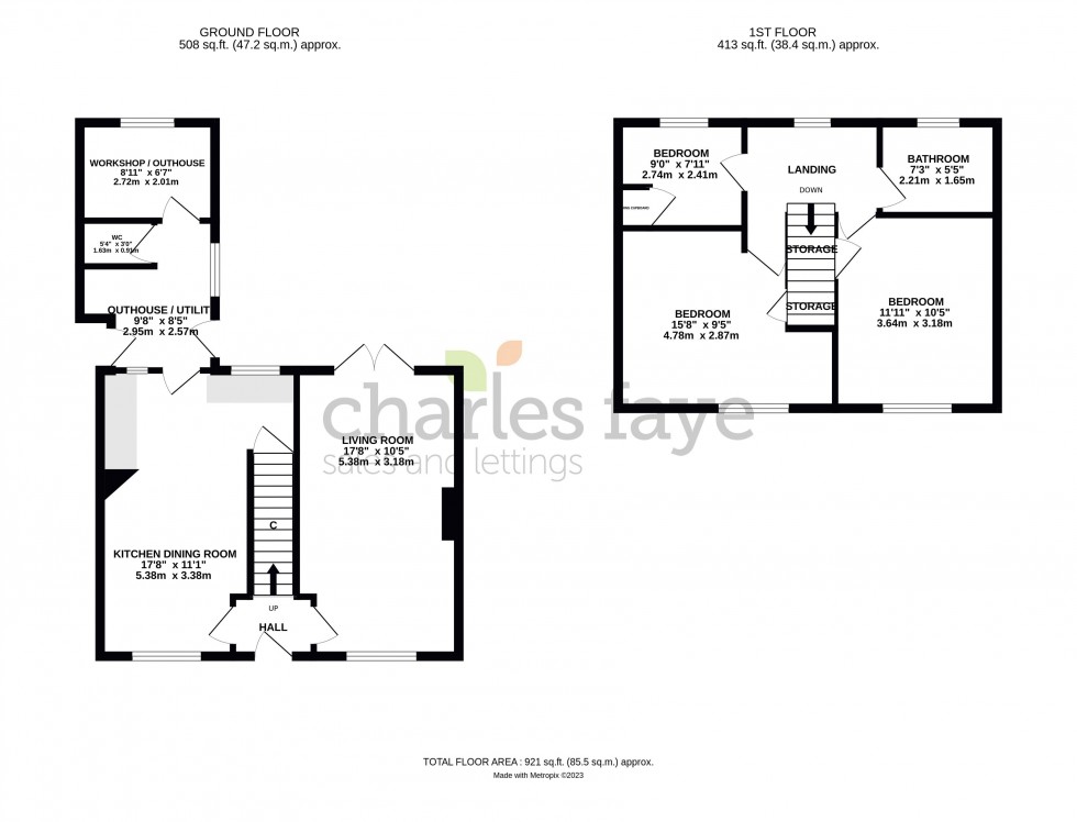 Floorplan for Woodhill Avenue, Calne