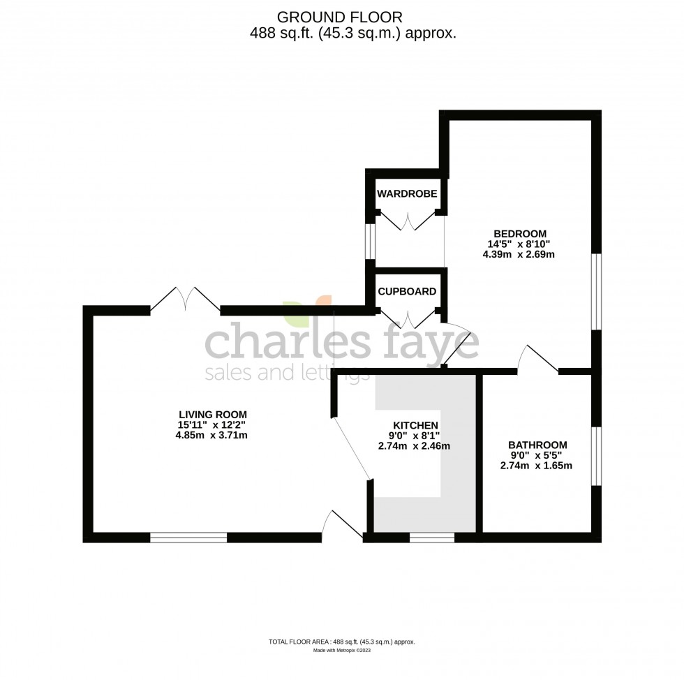 Floorplan for King Edward Close, Calne