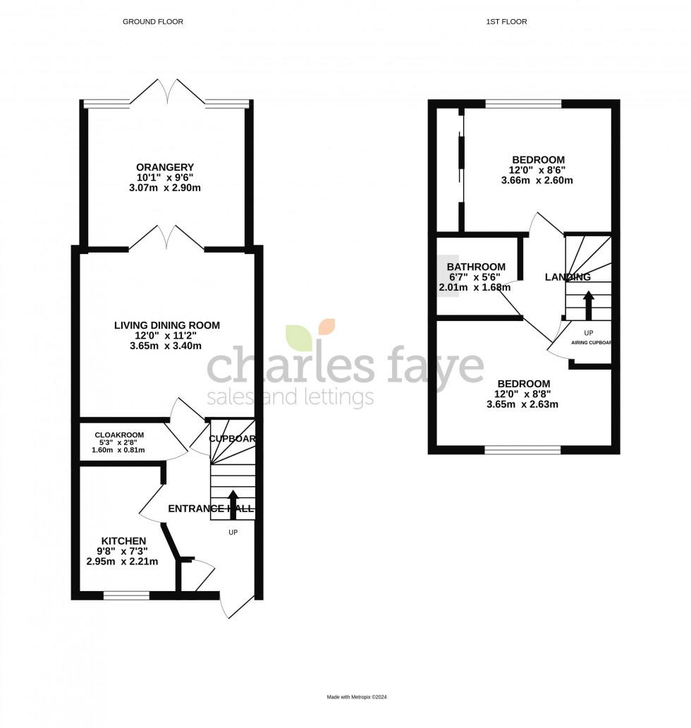 Floorplan for Jasmine Close, Calne