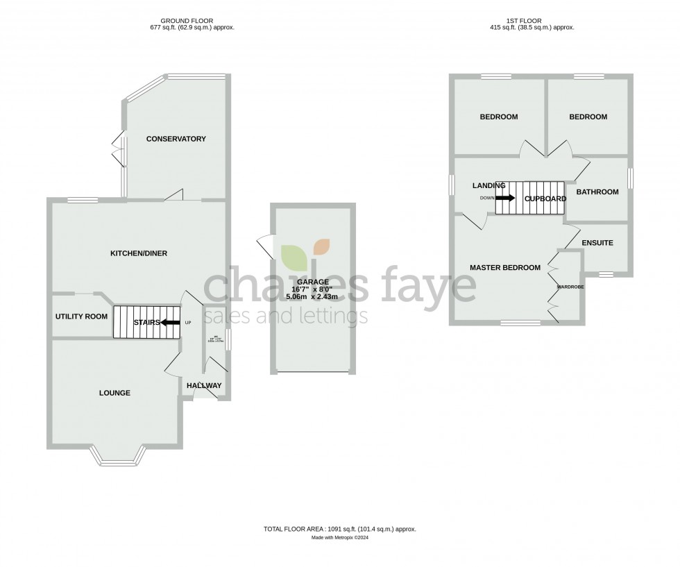 Floorplan for Amberley Close, Calne