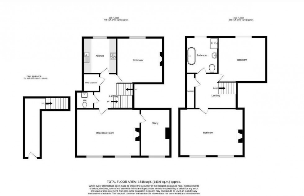 Floorplan for Church Street, Calne