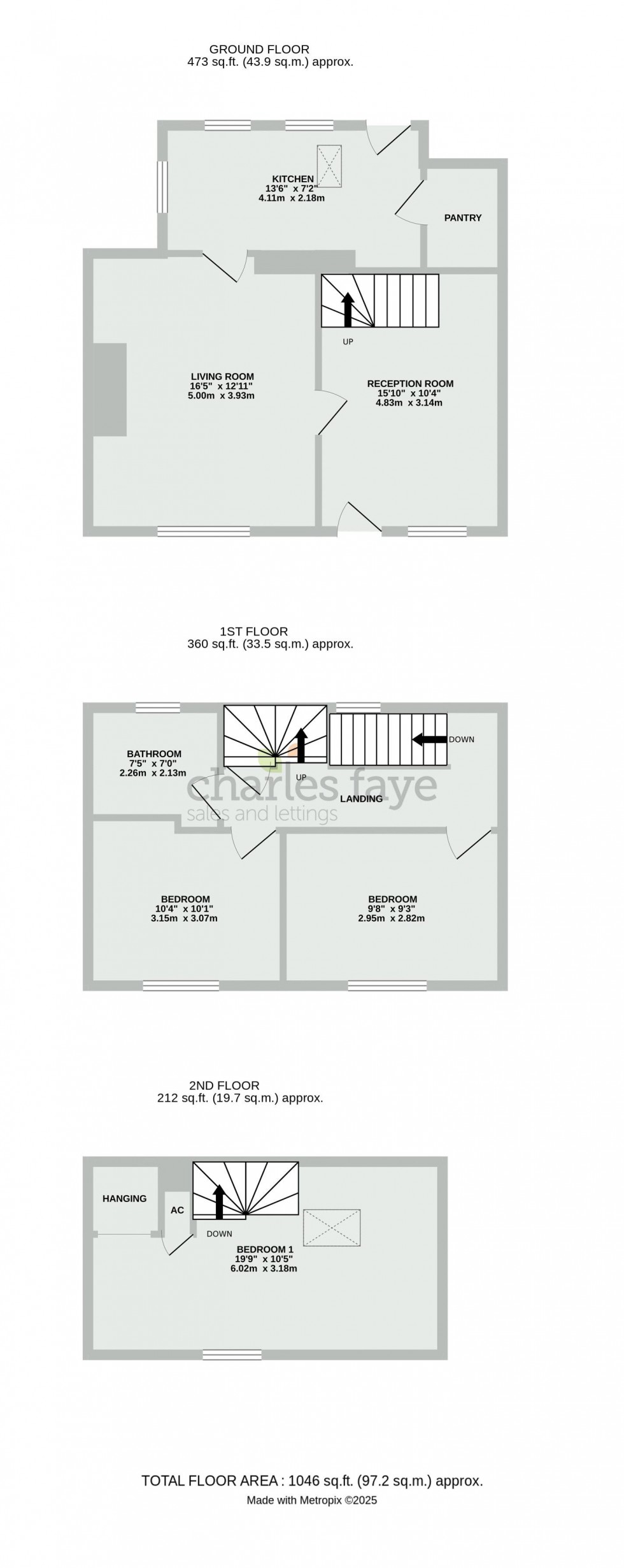 Floorplan for Church Street, Calne
