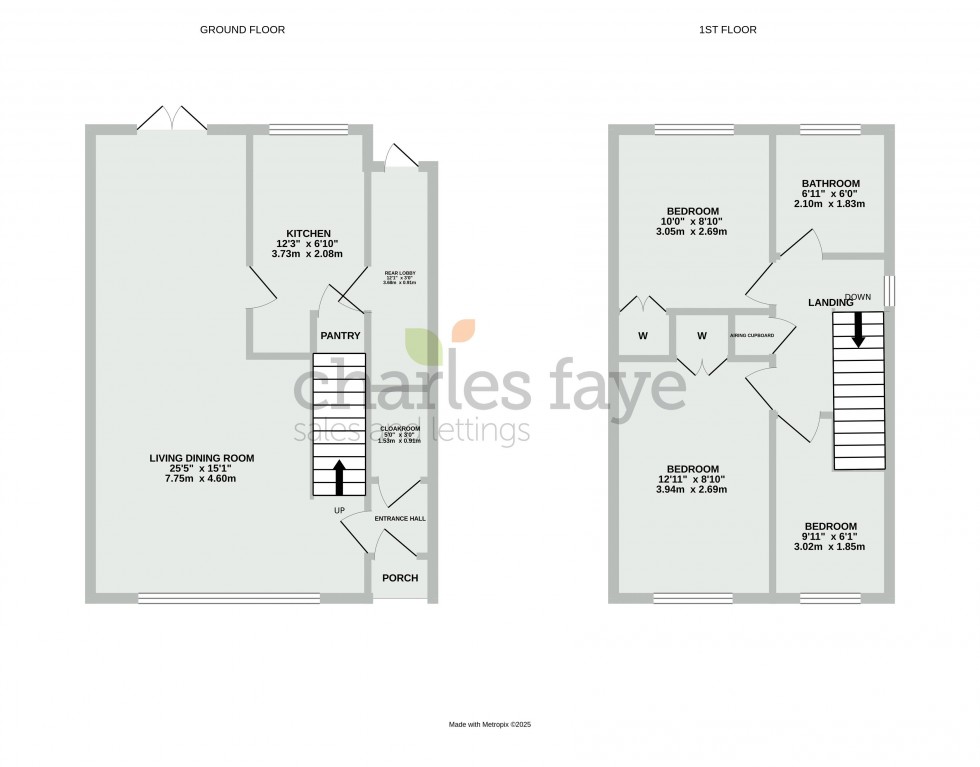 Floorplan for Prince Charles Drive, Calne