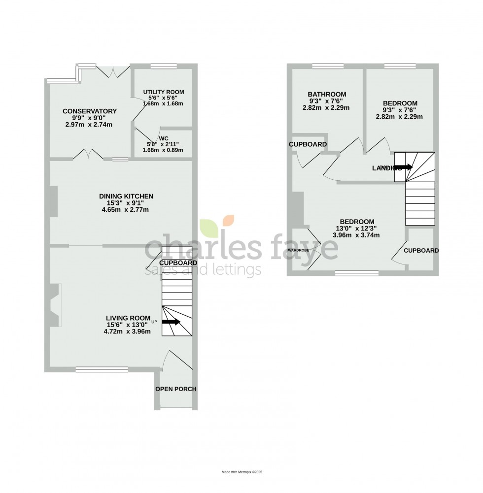 Floorplan for Hill View, Studley