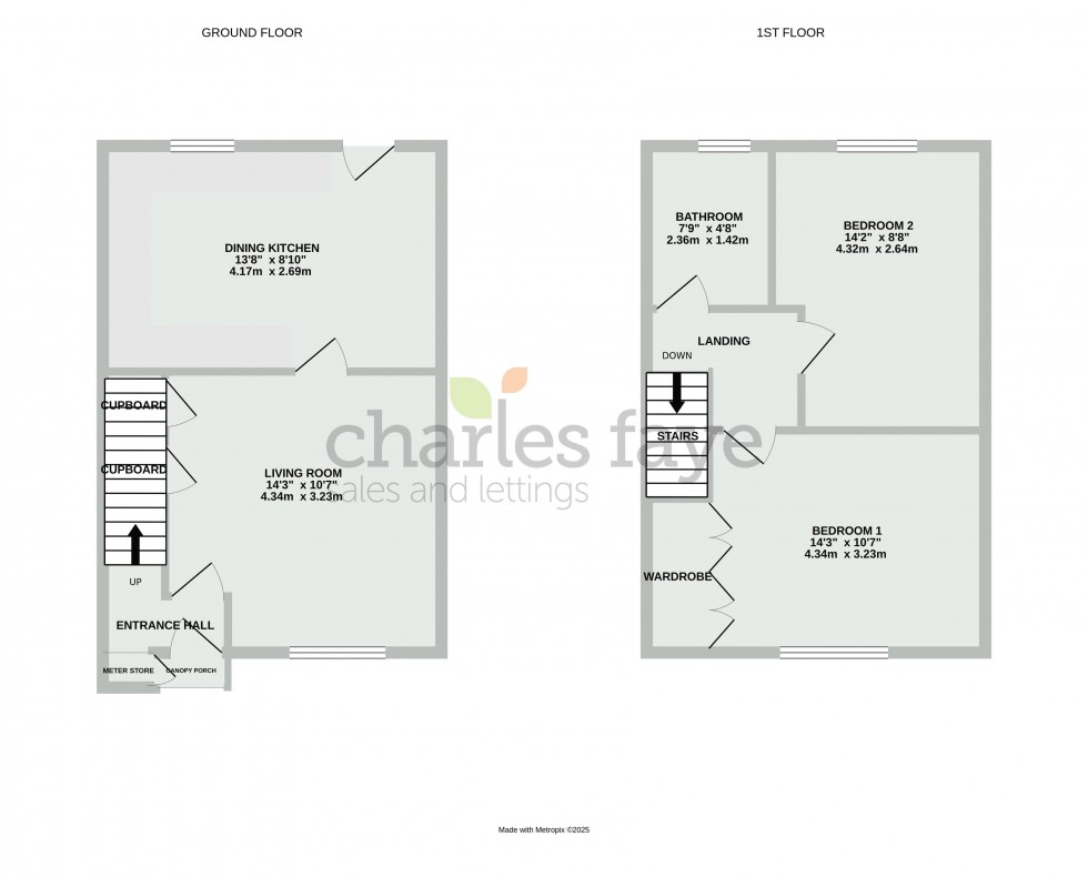 Floorplan for Centurion Close, Chippenham