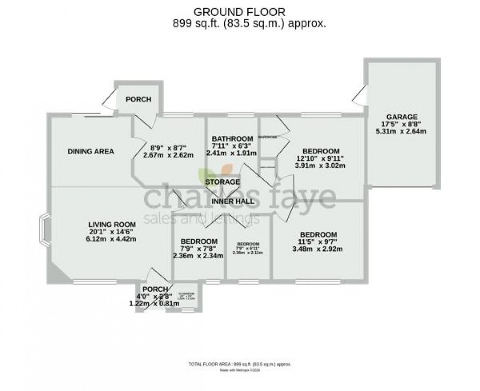 Floorplan for Keevil Avenue, Calne
