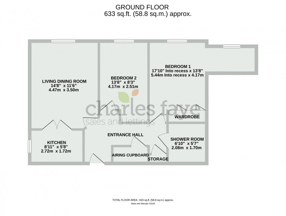 Floorplan for Penn Court, Calne