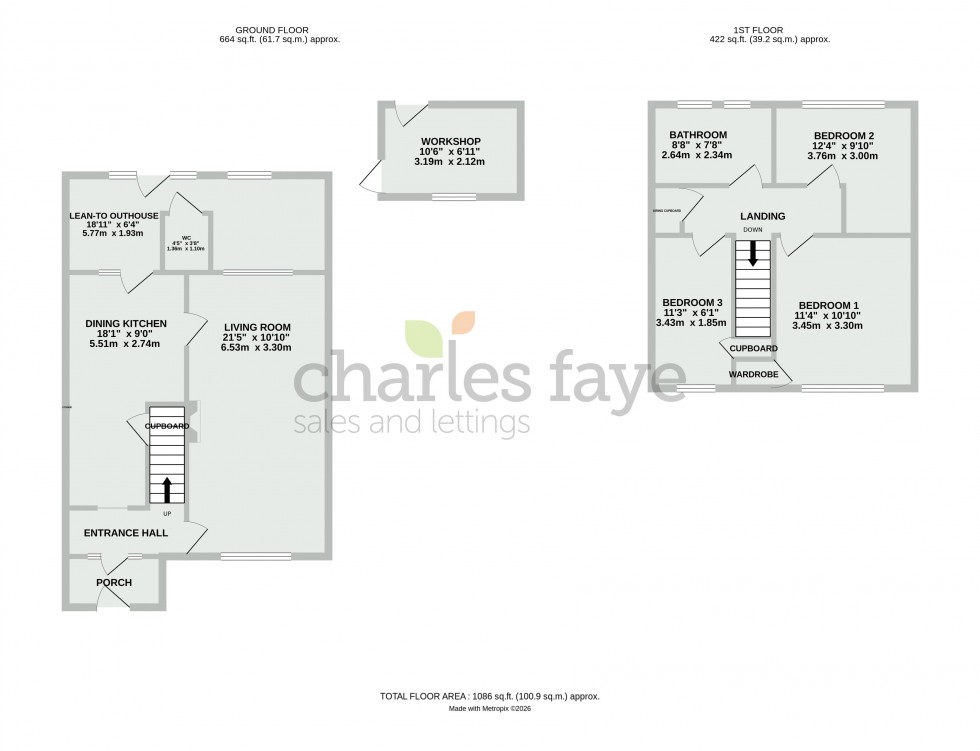 Floorplan for Churchill Close, Calne
