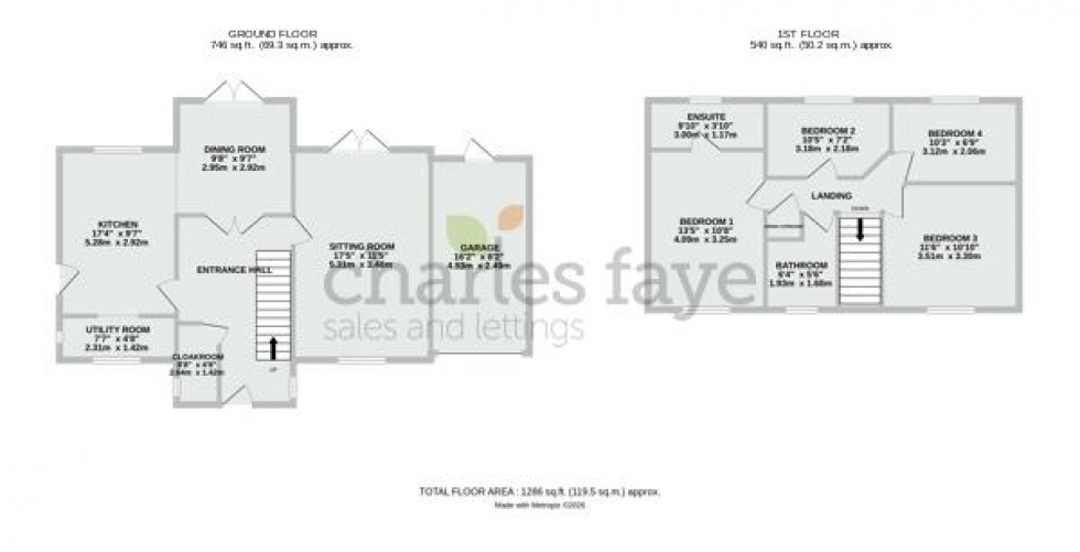 Floorplan for Sandy Ridge, Calne