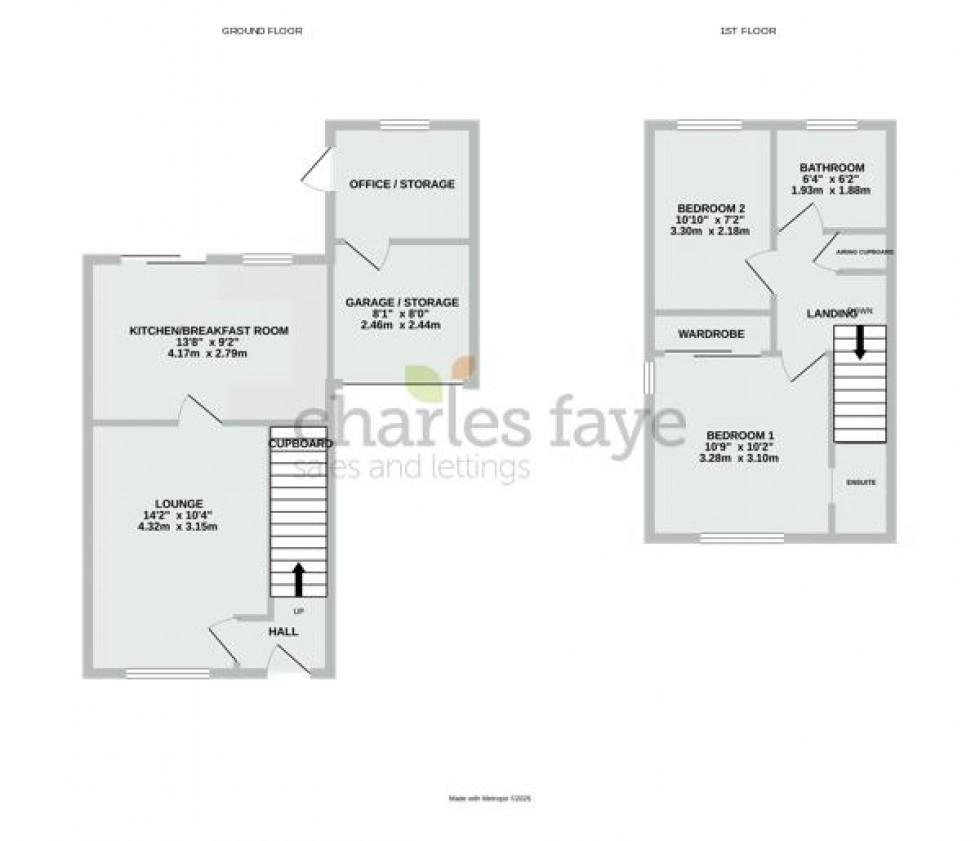 Floorplan for Springfield Drive, Calne.