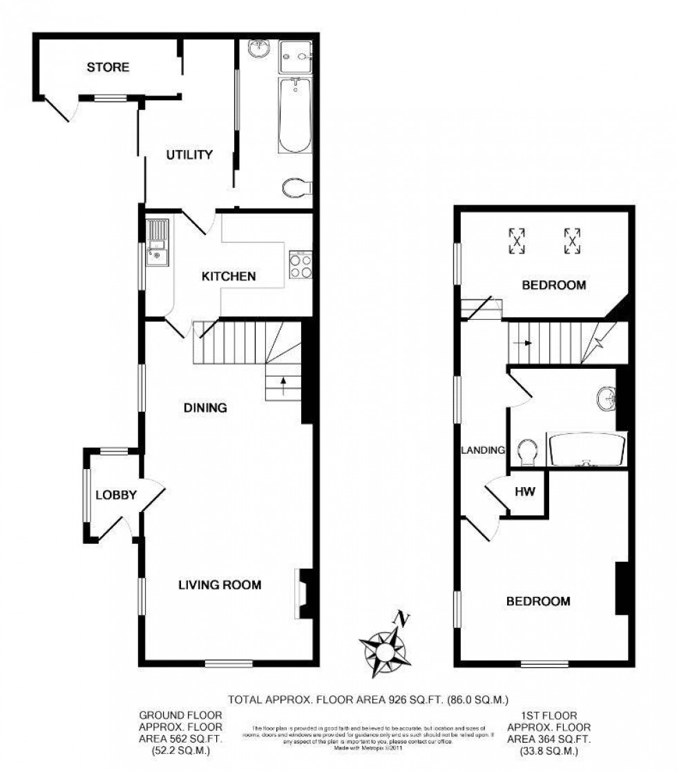 Floorplan for North Street, Calne