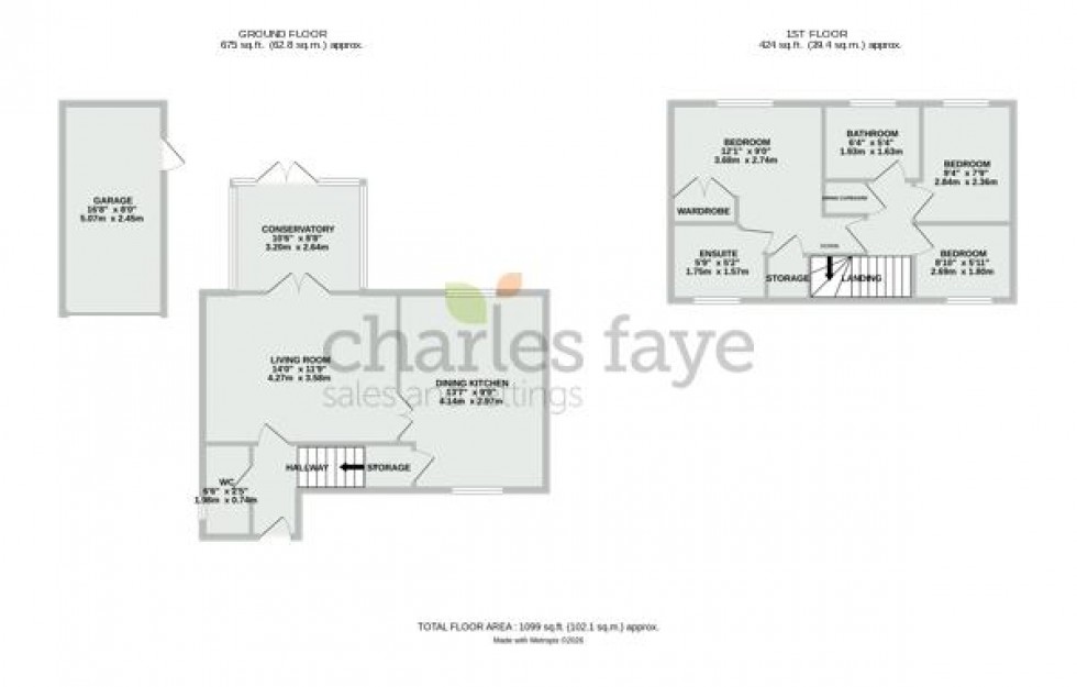 Floorplan for Springfield Drive, Calne