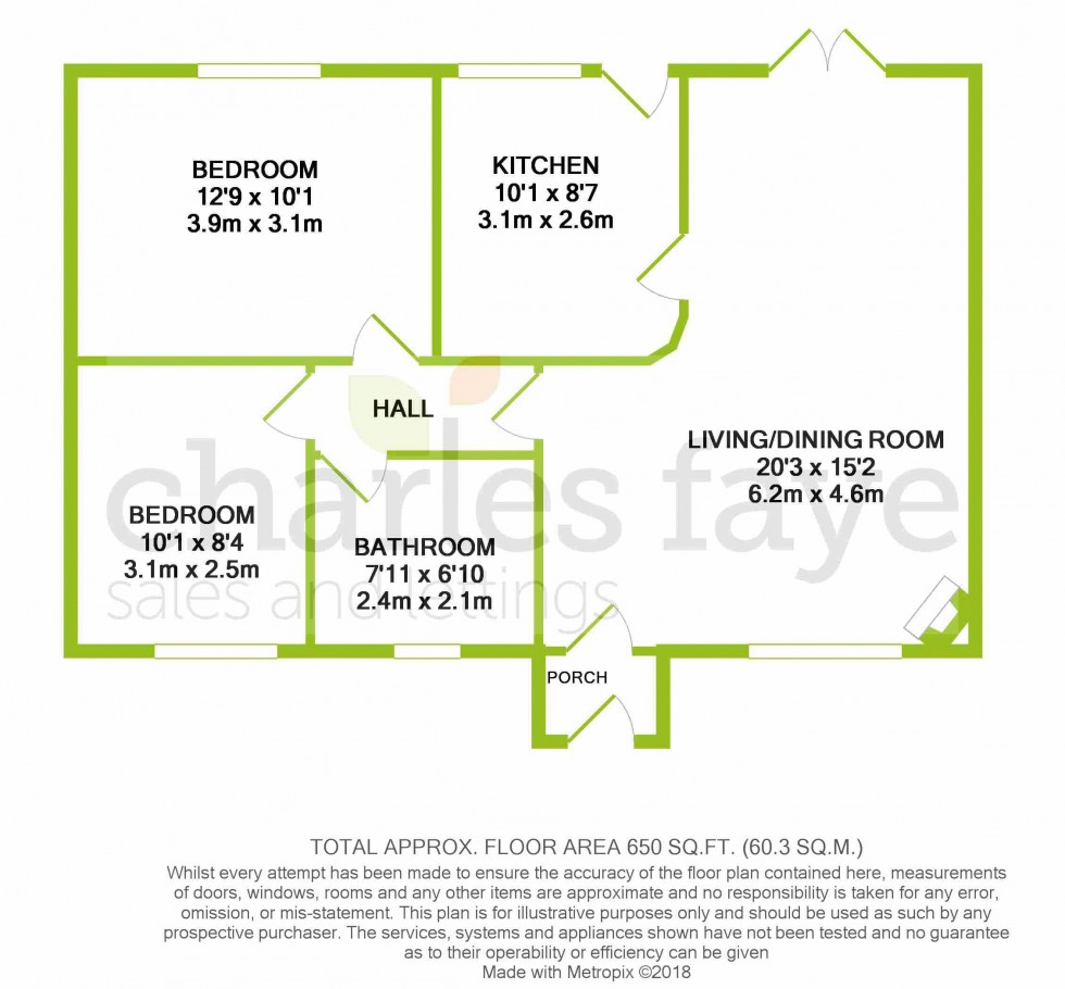 Floorplan for Sarum Way, Calne