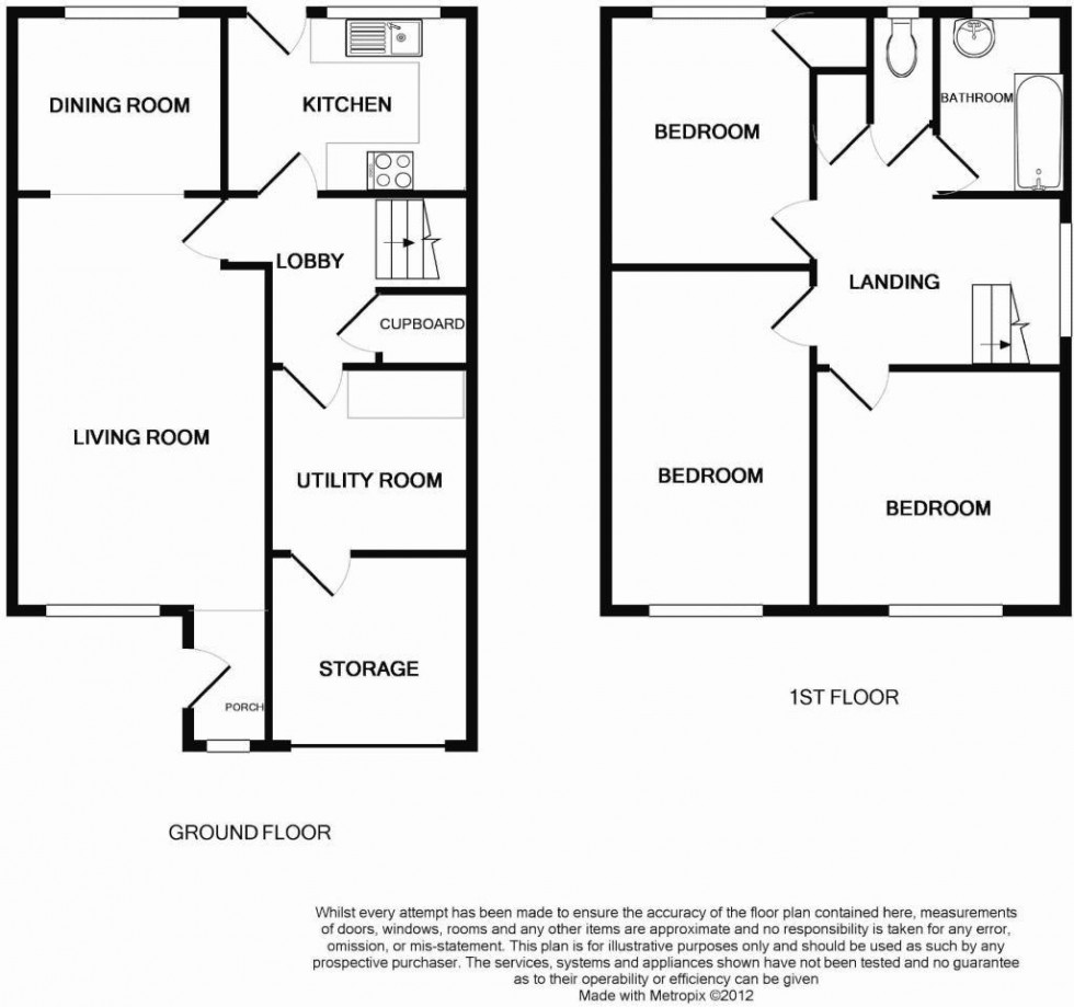 Floorplan for Westerham Walk, Calne